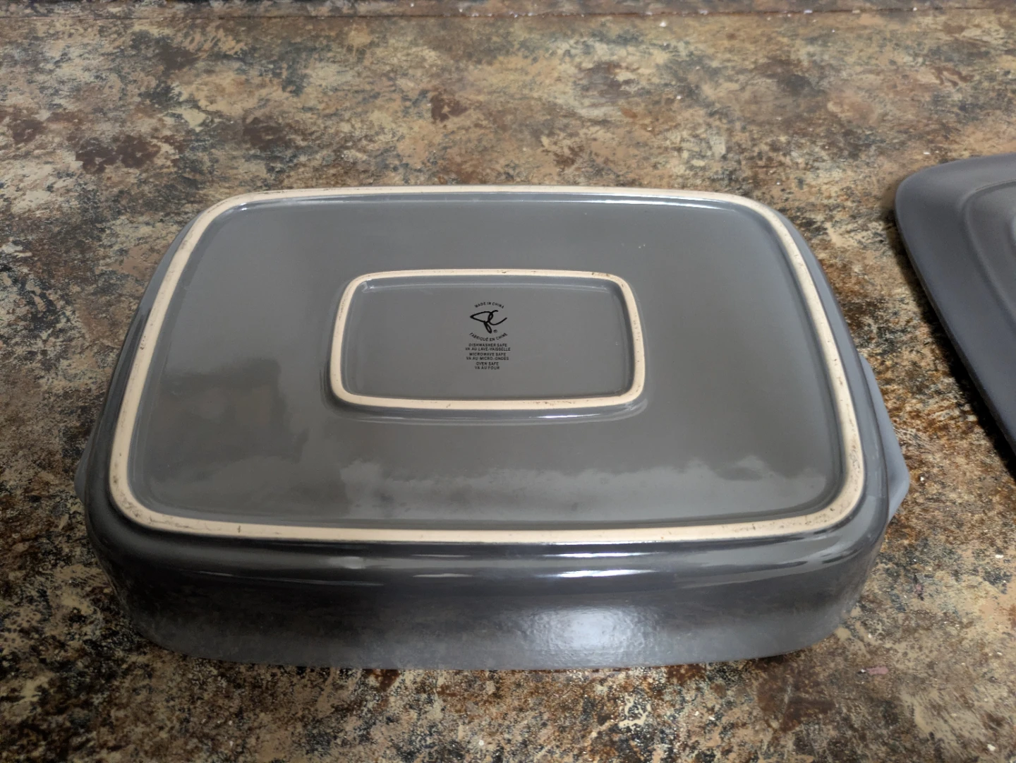 PC Grey Covered Stoneware Baker - photo 3