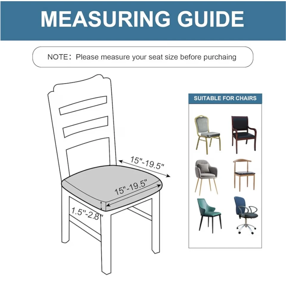 Waterproof Teal Chair Seat Covers - photo 5