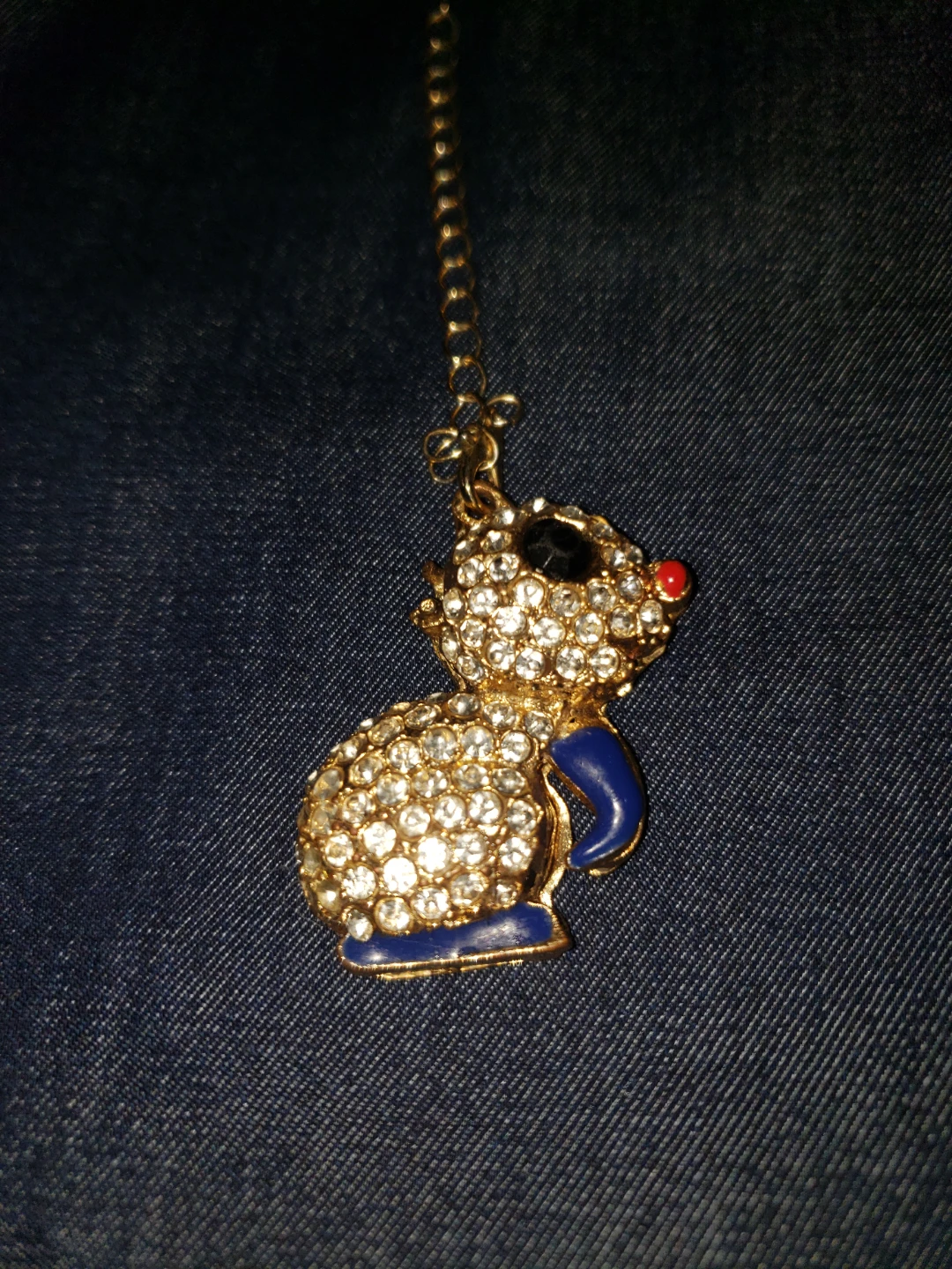 ADORABLE faux GOLD PENDANT
