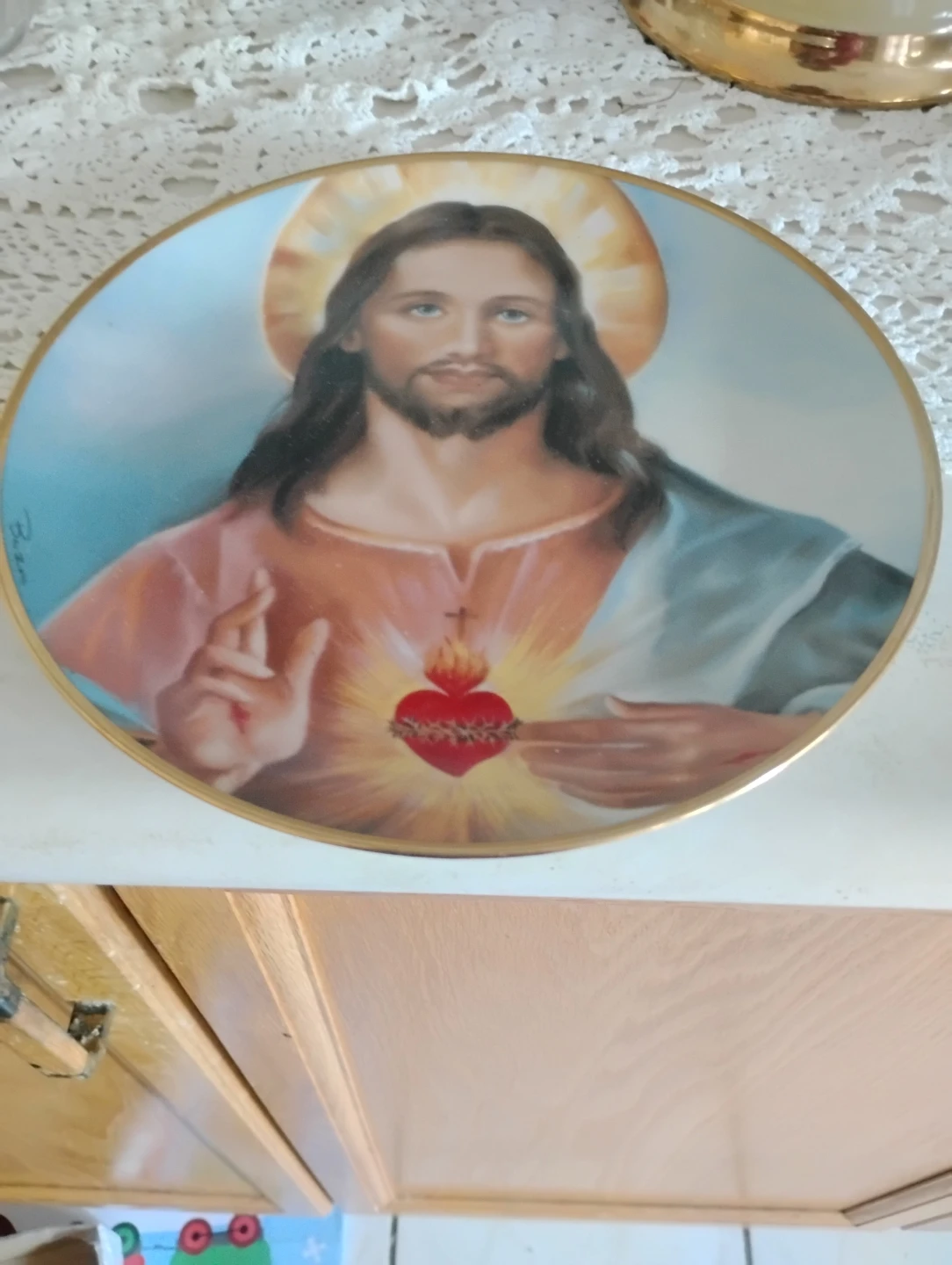 Sacred Heart Decorative Plate by Barzoni - photo 2