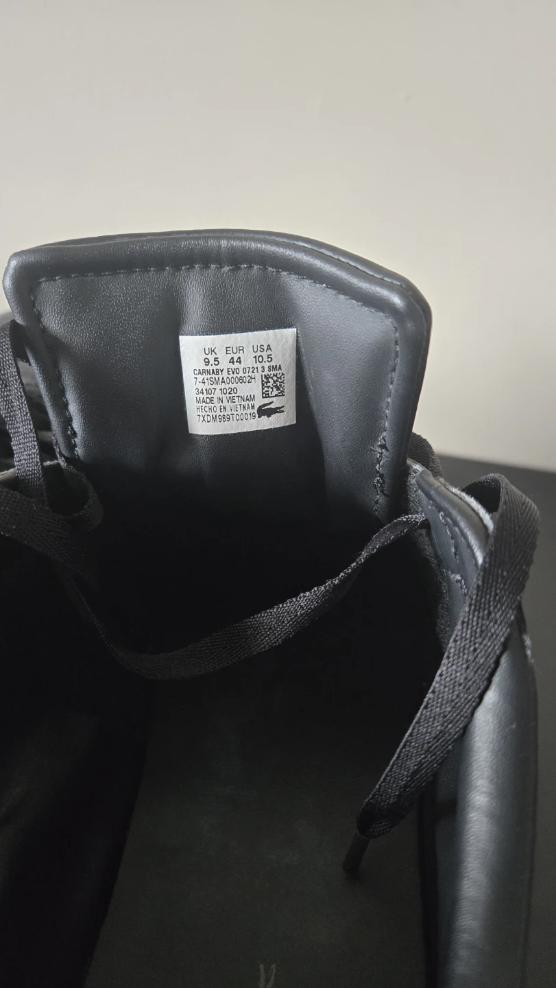 Lacoste Carnaby Evo 0721 3 SMA Black Sneakers - photo 4
