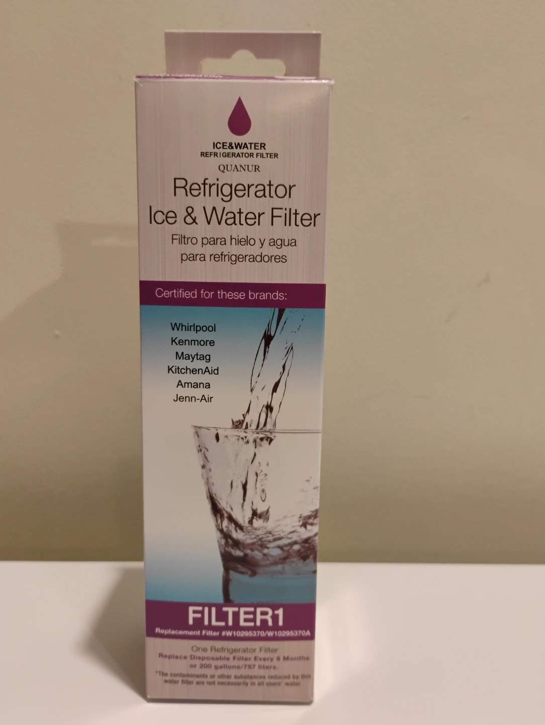 Quanur Filter 1 Refrigerator Water Filter