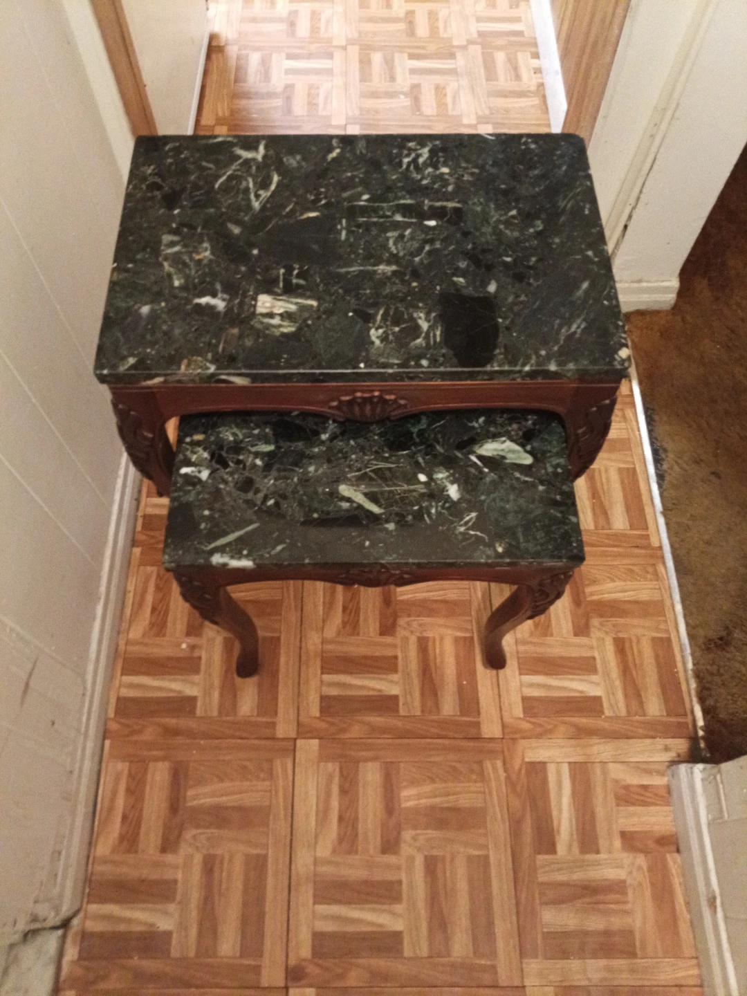 Marble Top Nesting Tables - photo 3