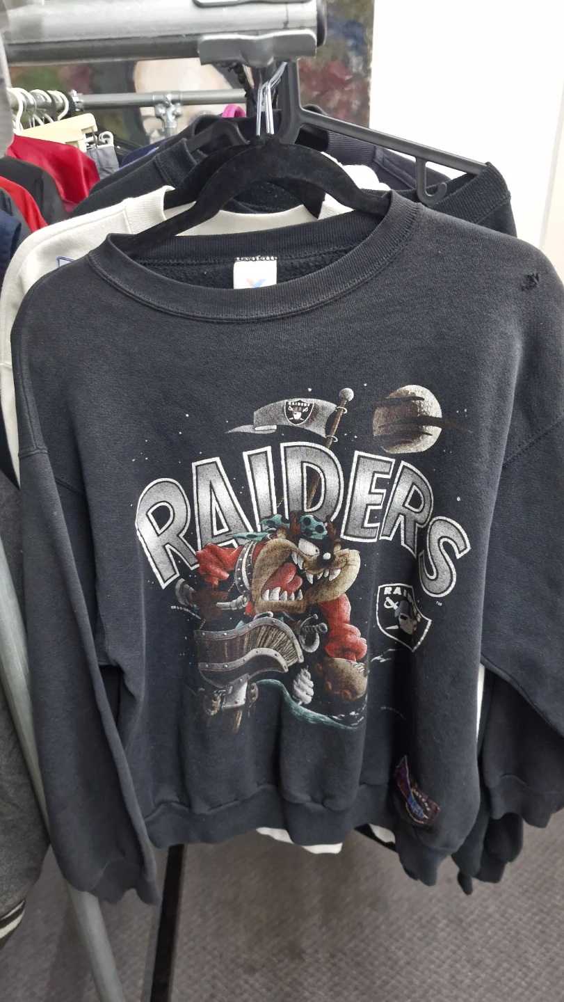 Vintage Oakland Raiders Taz Tasmanian Devil Sweatshirt