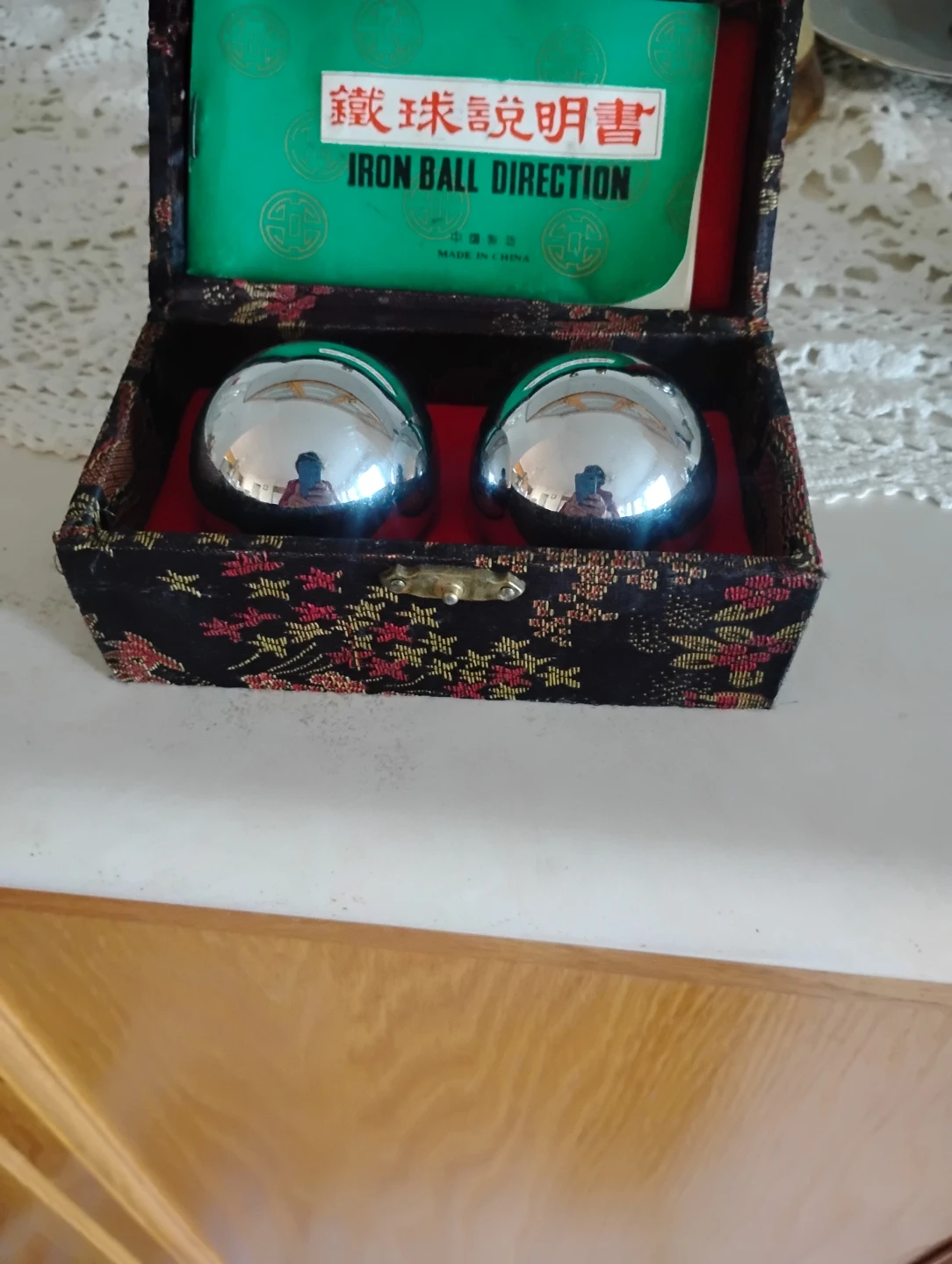 Chinese Iron Health Balls in Box