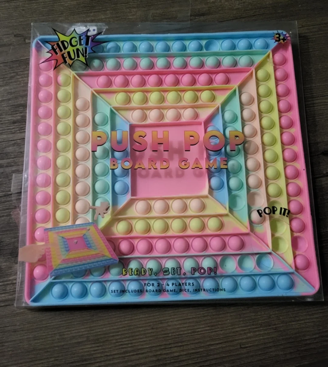 Push Pop Board Game