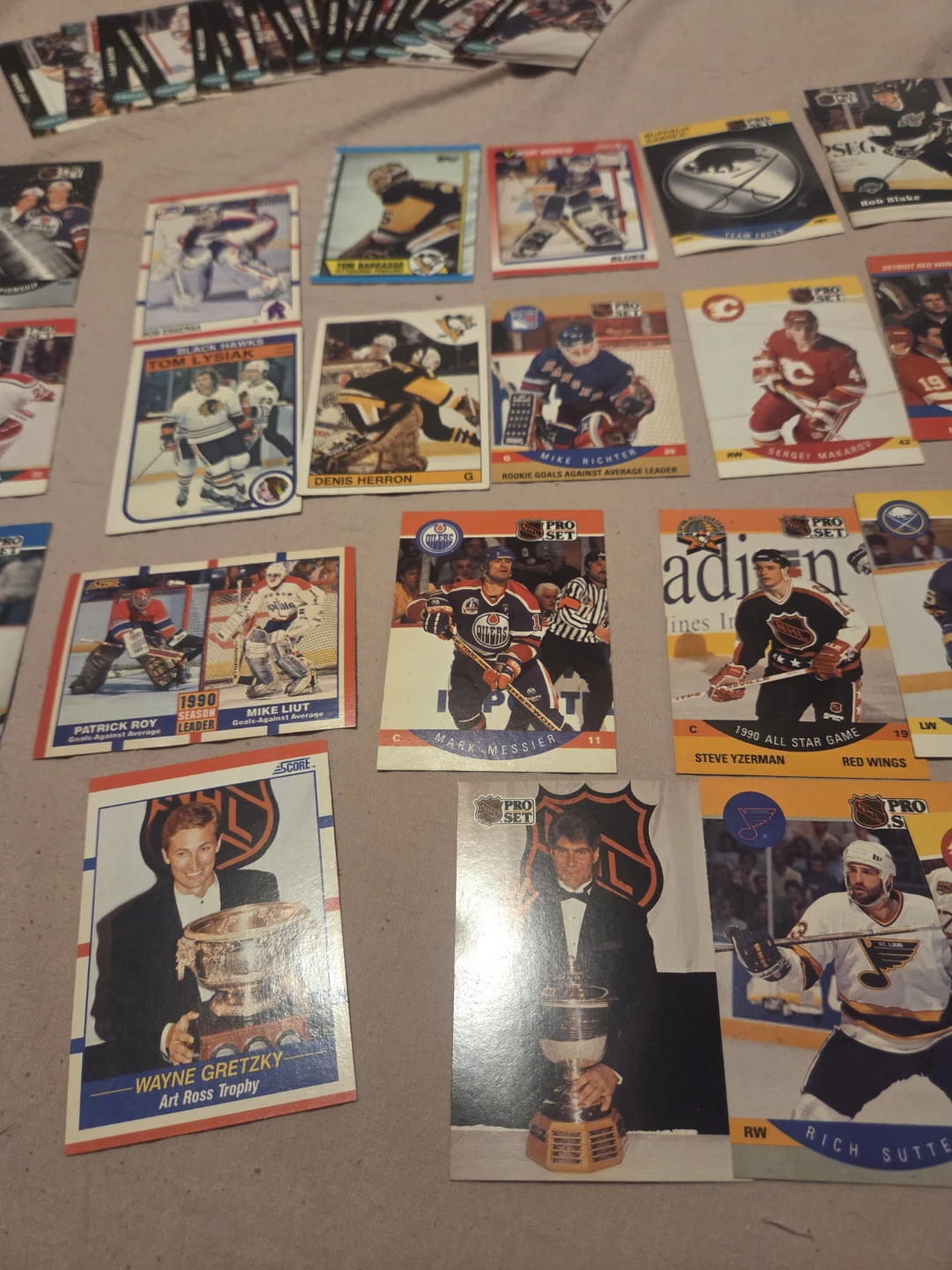 Collection of Vintage NHL Hockey Cards