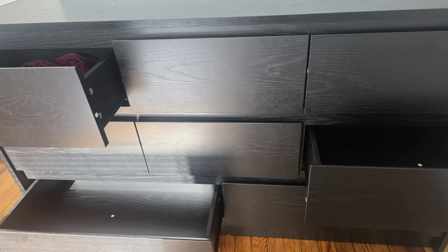 Black 7-Drawer Dresser - photo 5