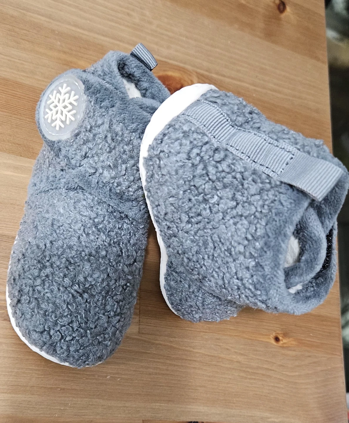 Grey Baby Winter Slippers - photo 2
