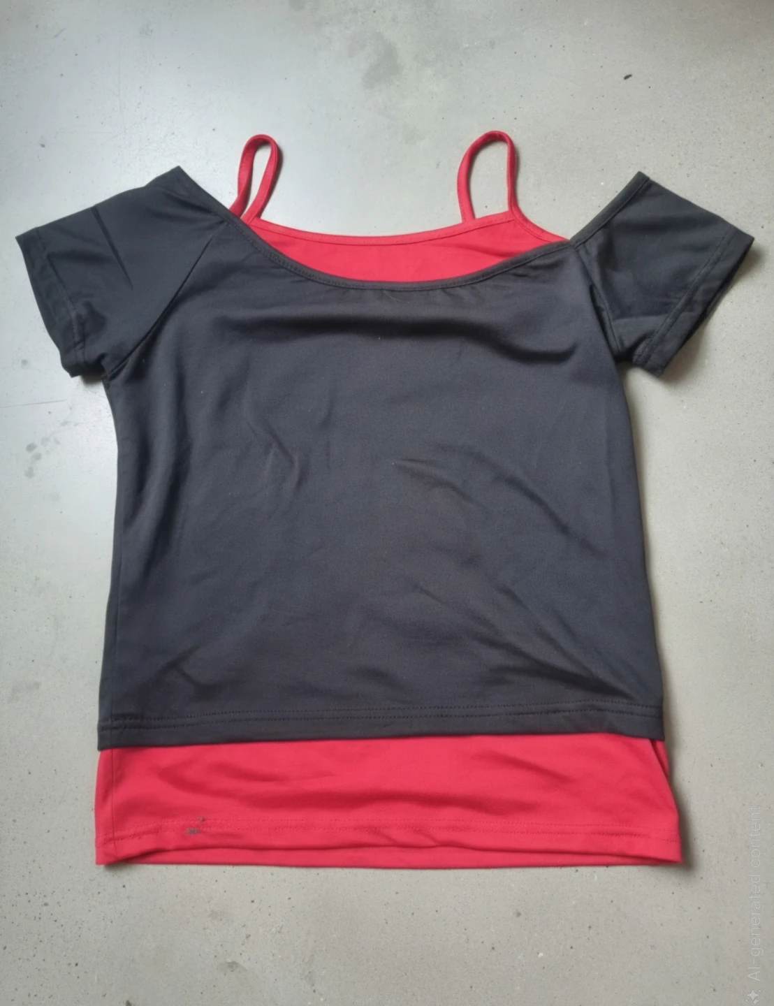 Graphic layered t-shirt - photo 2