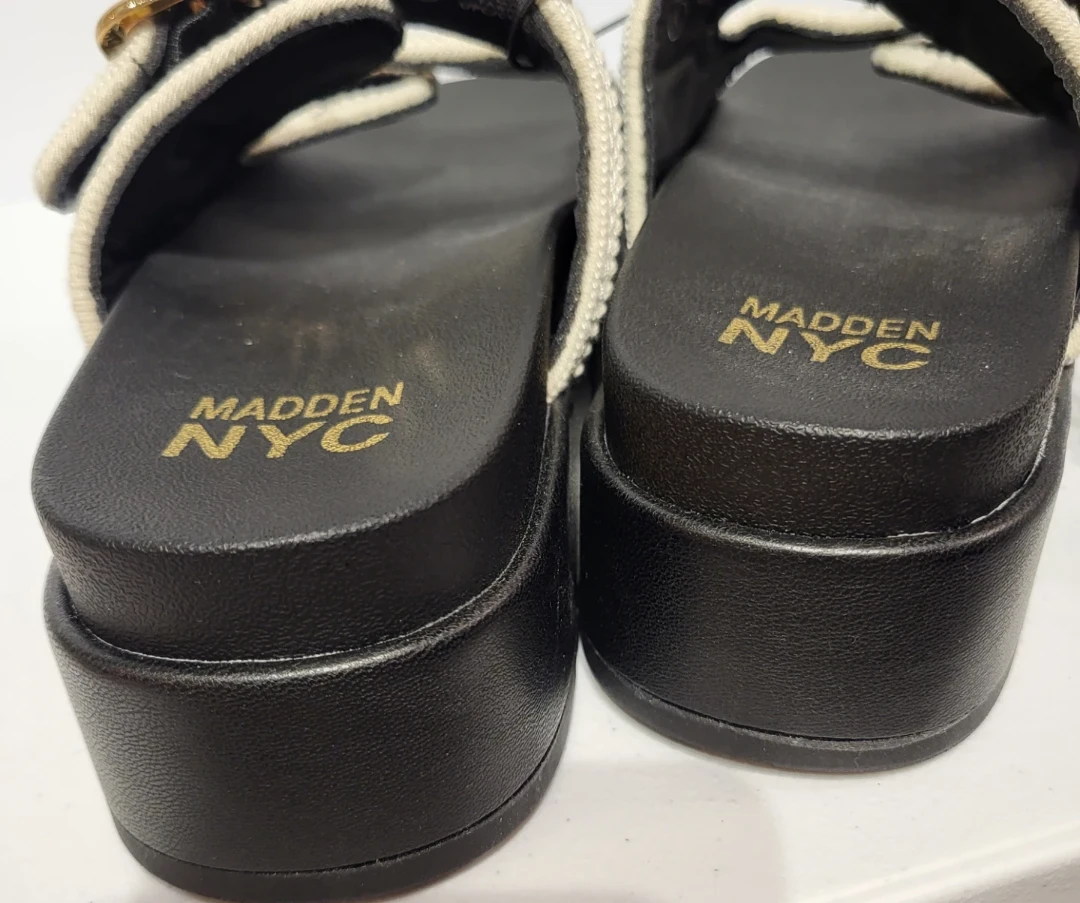 Madden NYC Black Platform Sandals - photo 3