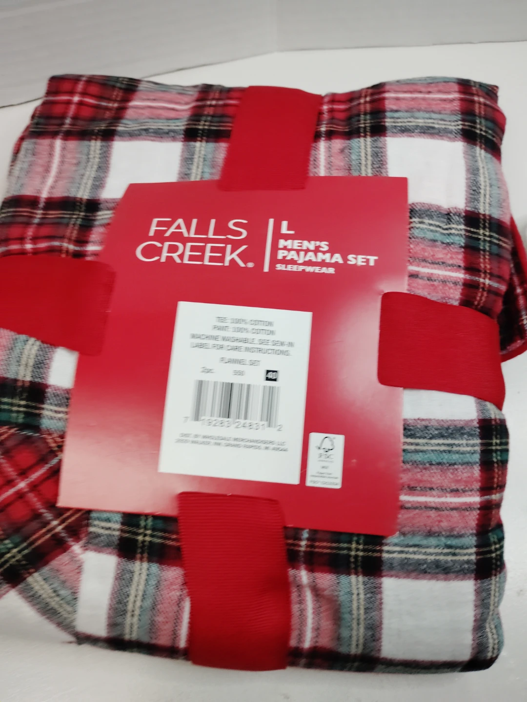 Falls Creek Men's Flannel Pajama Set Size L - photo 4