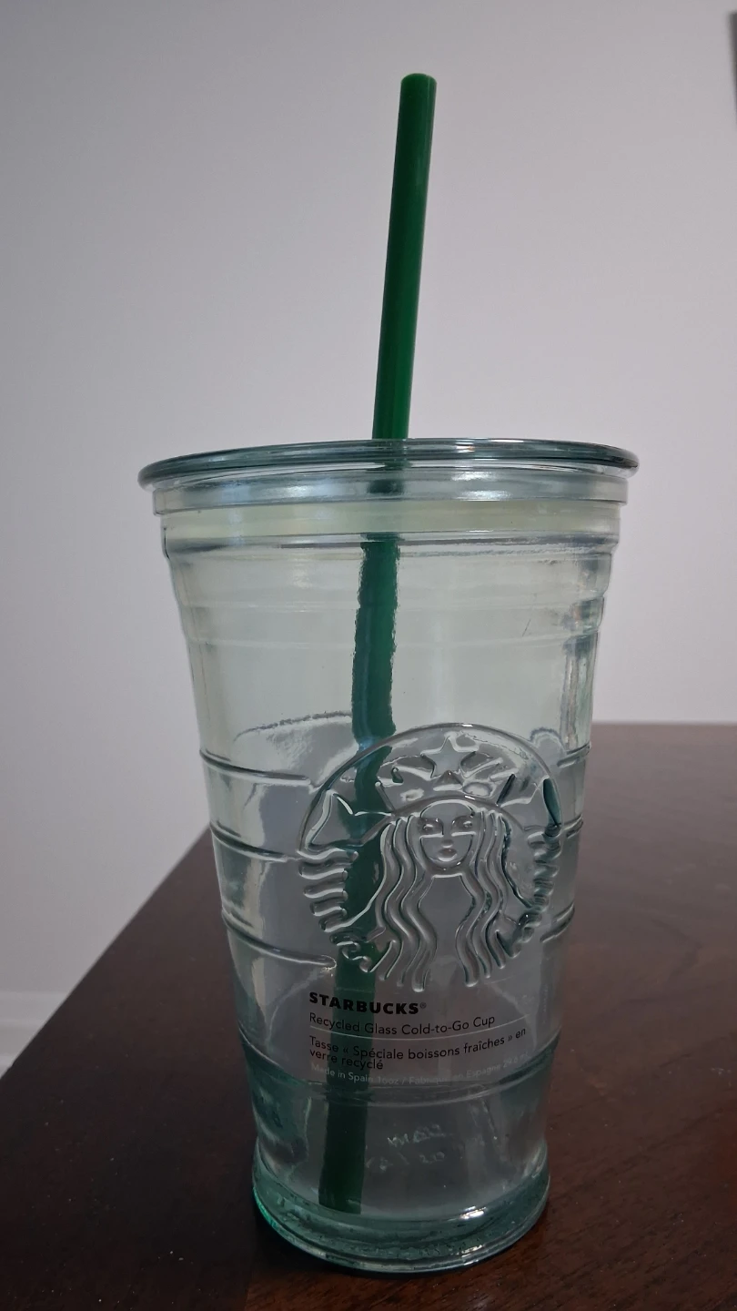 Starbucks Recycled Glass Cold-to-Go Cup