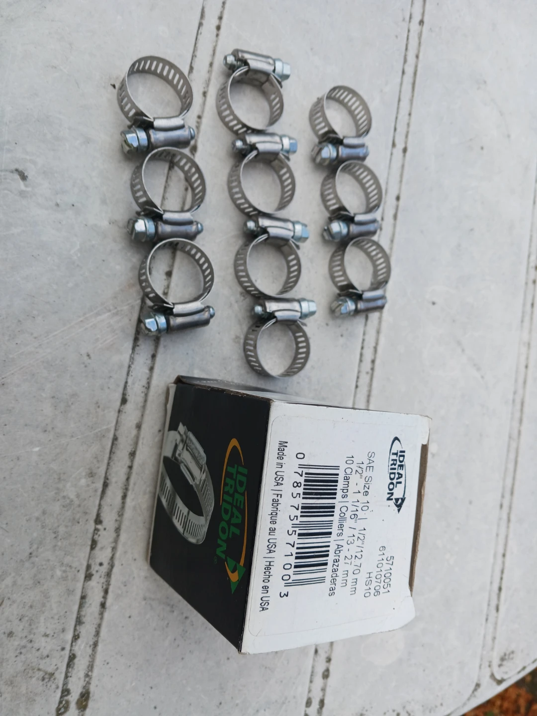 Ideal Tridon Hose Clamps - SAE Size 10