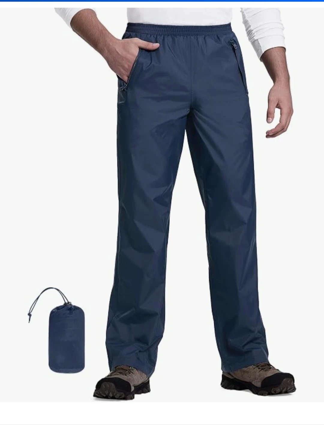 Men's Rain Pants - blue XL
