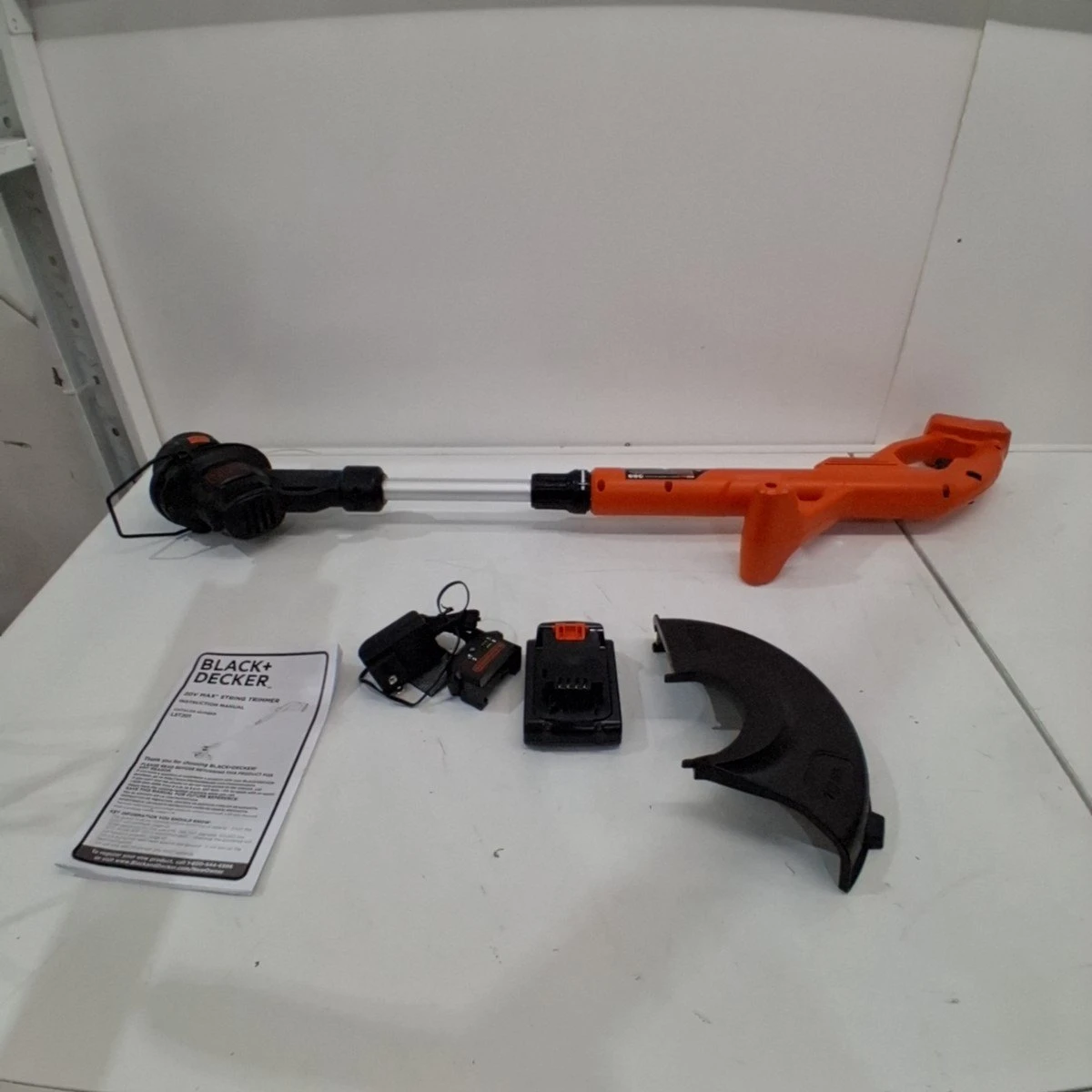 Black + Decker 20V Max String Trimmer- Battery Operated