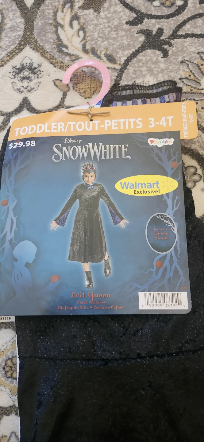 Disney Snow White Evil Queen Toddler Costume 3-4T