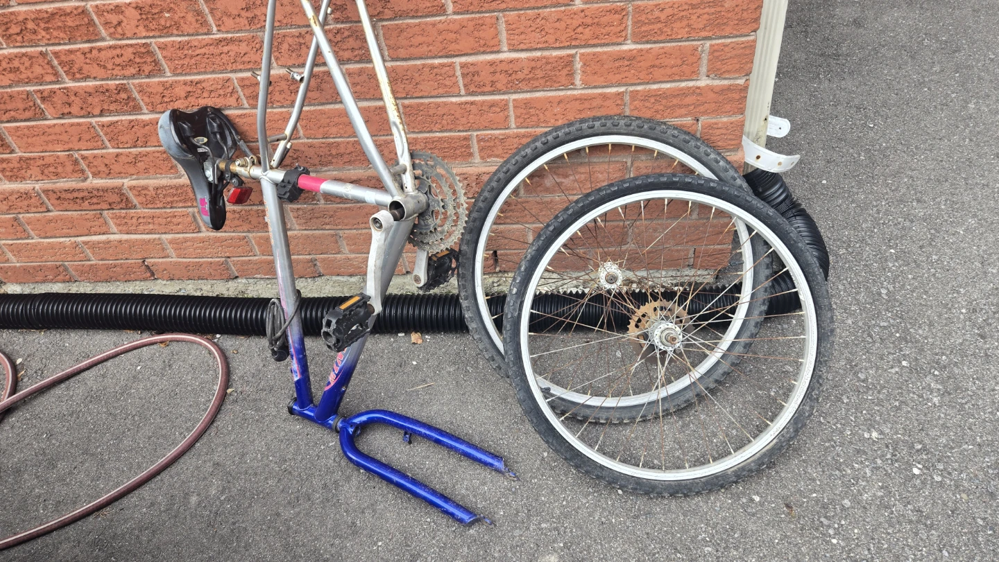 Bike frame and tires