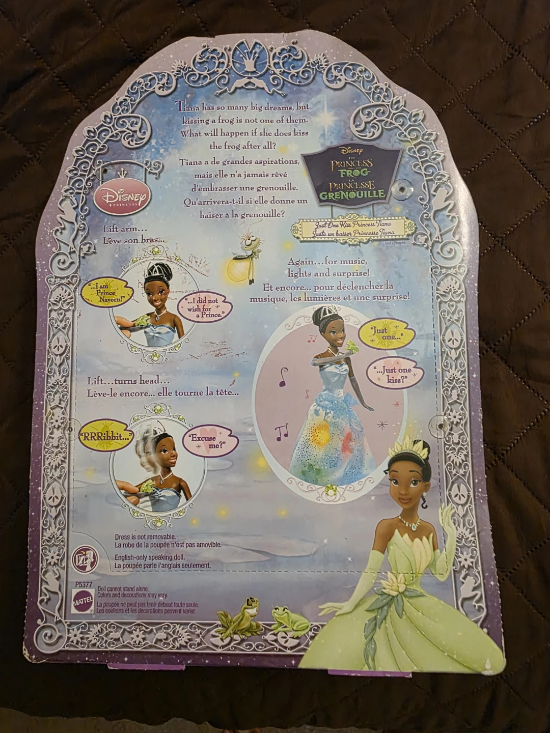 Disney Princess & the Frog Just 1 Kiss Princess Tiana Doll, 2009 - photo 2