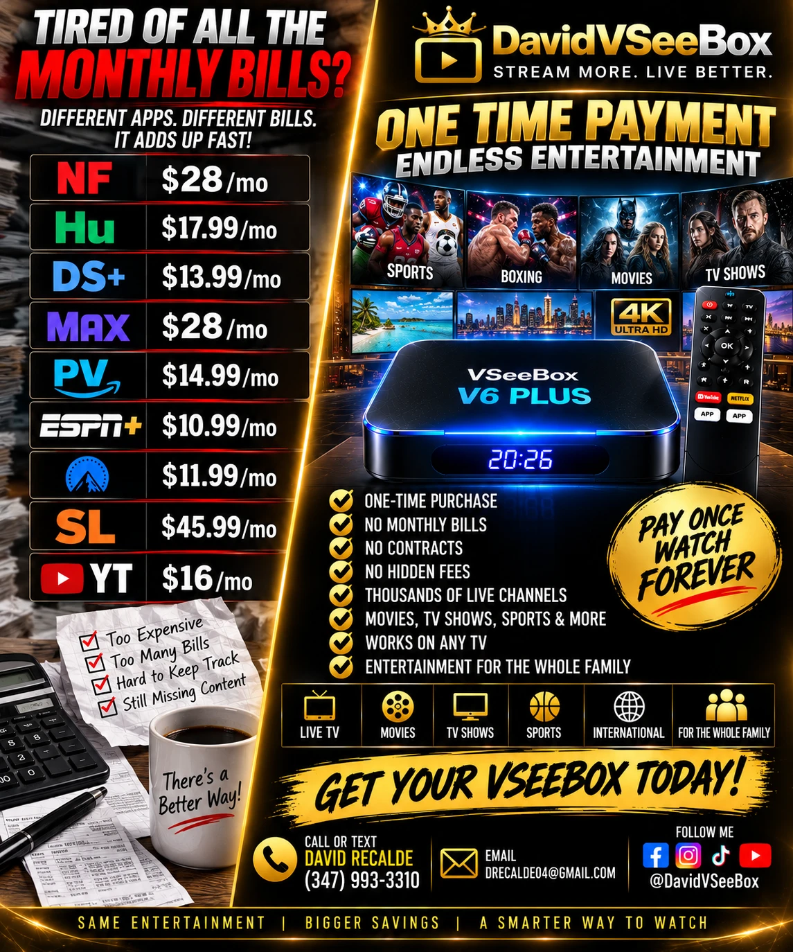 VSeeBox V6 Plus Android streaming media player.. - photo 5