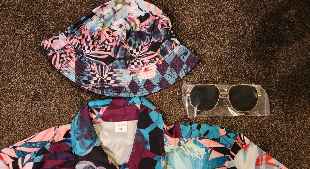 Shirt, Shorts, Hat, and Sunglasses Set XL - photo 2