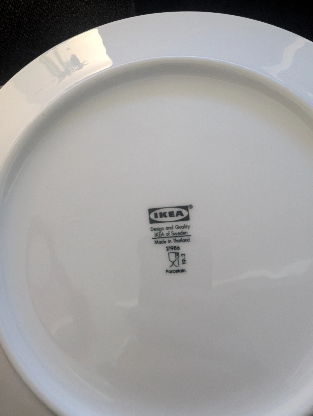 Set of 6 IKEA White Porcelain Plates - photo 4