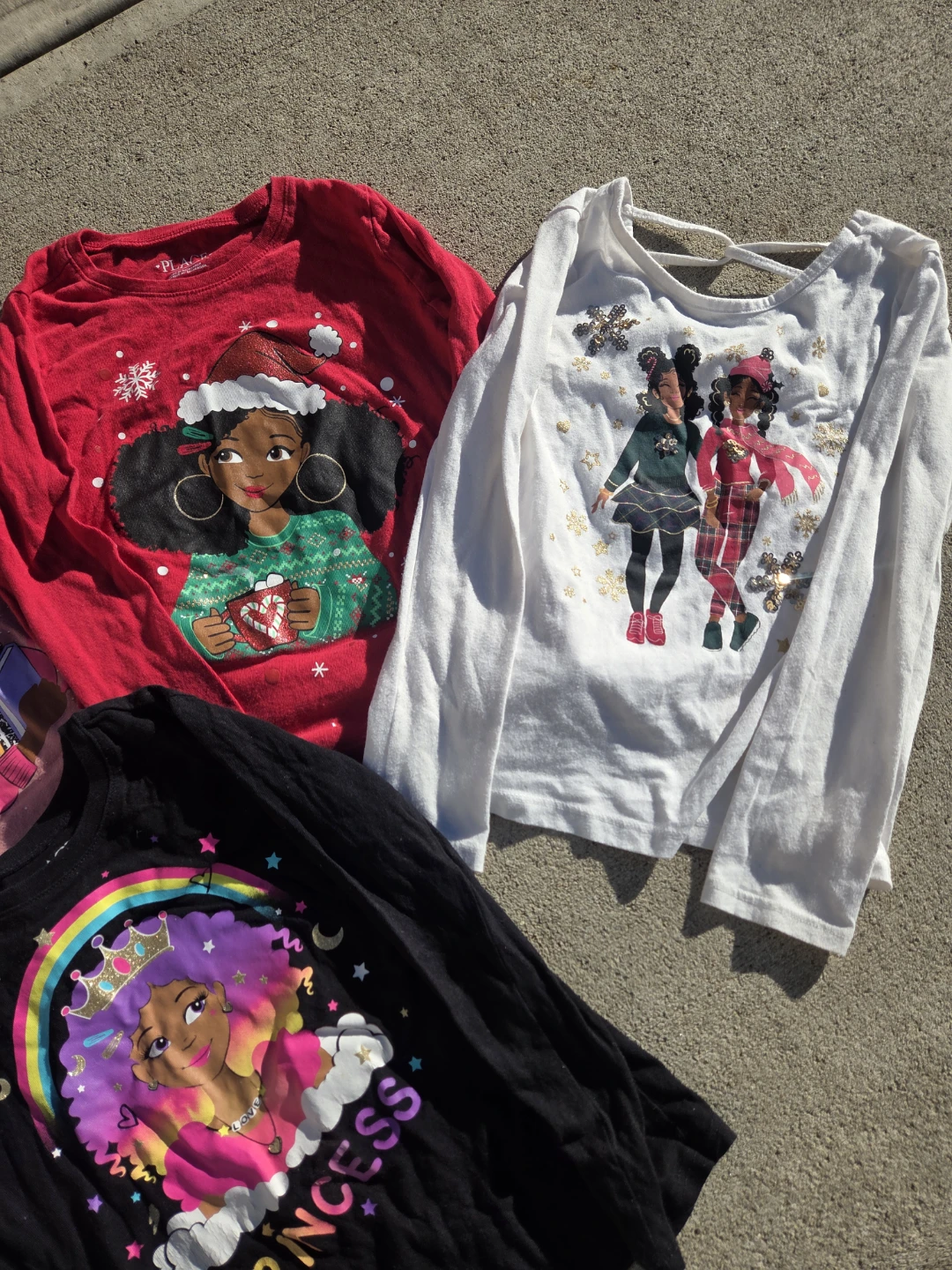 Lot of 5 The Children's Place Graphic Long Sleeve Shirts - photo 3