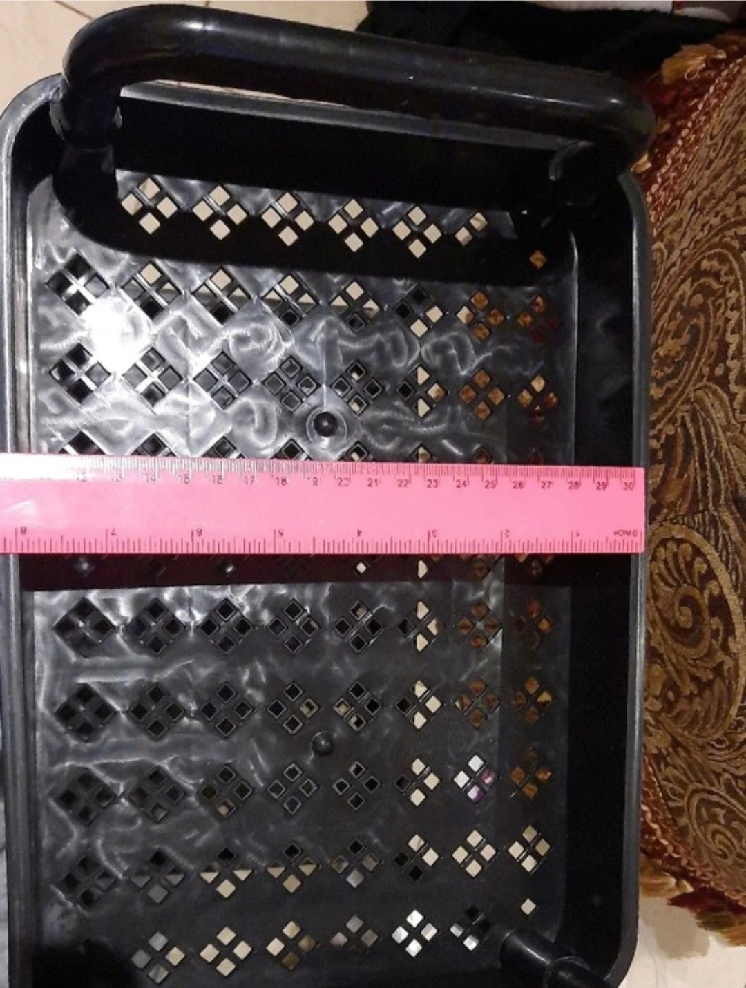 NWT 3-Tier Black Rolling Storage Organizer Cart - photo 3