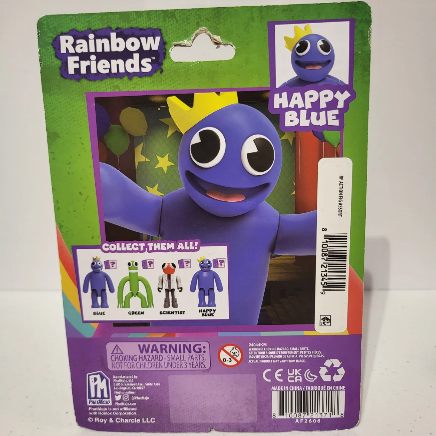 PhatMojo Rainbow Friends Series 1 Happy Blue Figure - photo 2