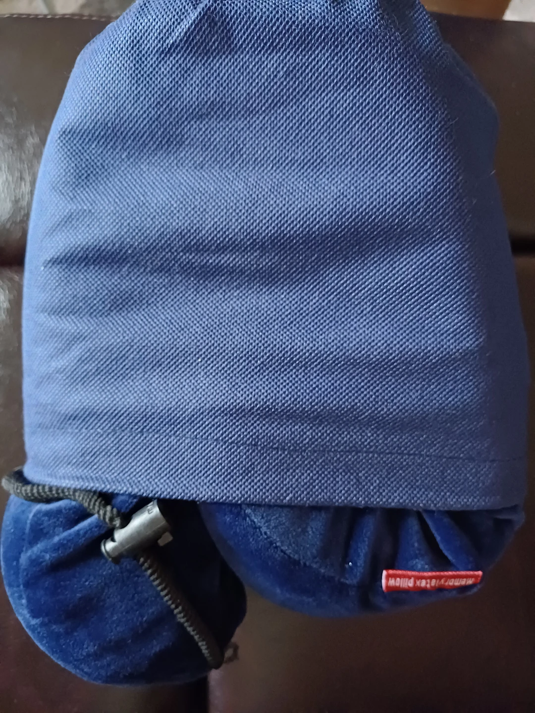 Blue Memory Latex Neck Pillow