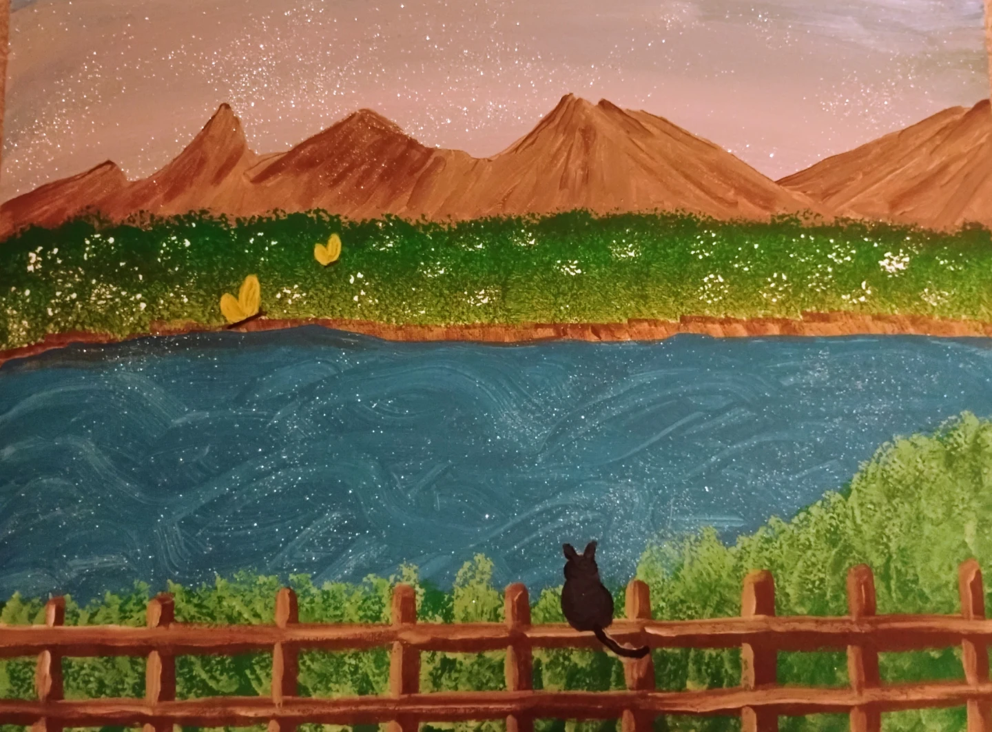 Original Hand-Painted Landscape Art