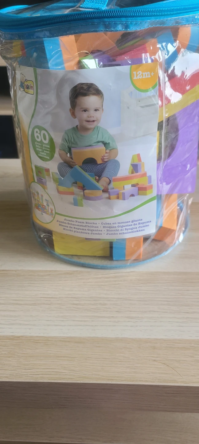 60 Piece Jumbo Foam Blocks