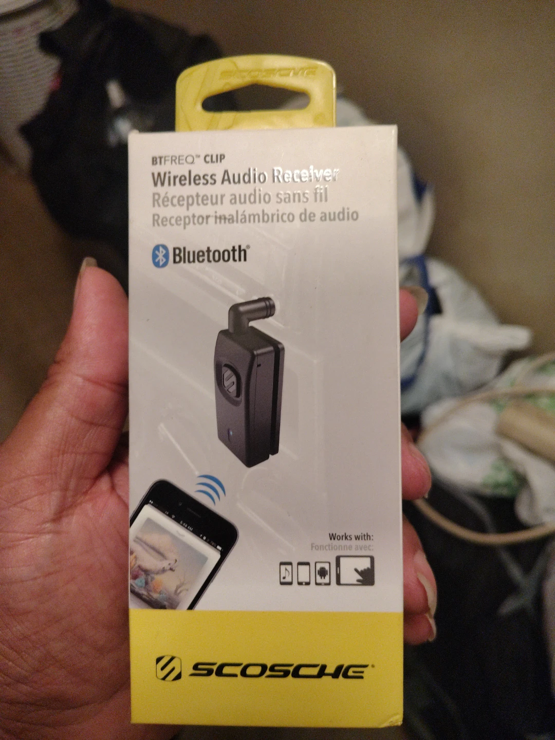 Scosche BTFREQ Clip Wireless Audio Receiver