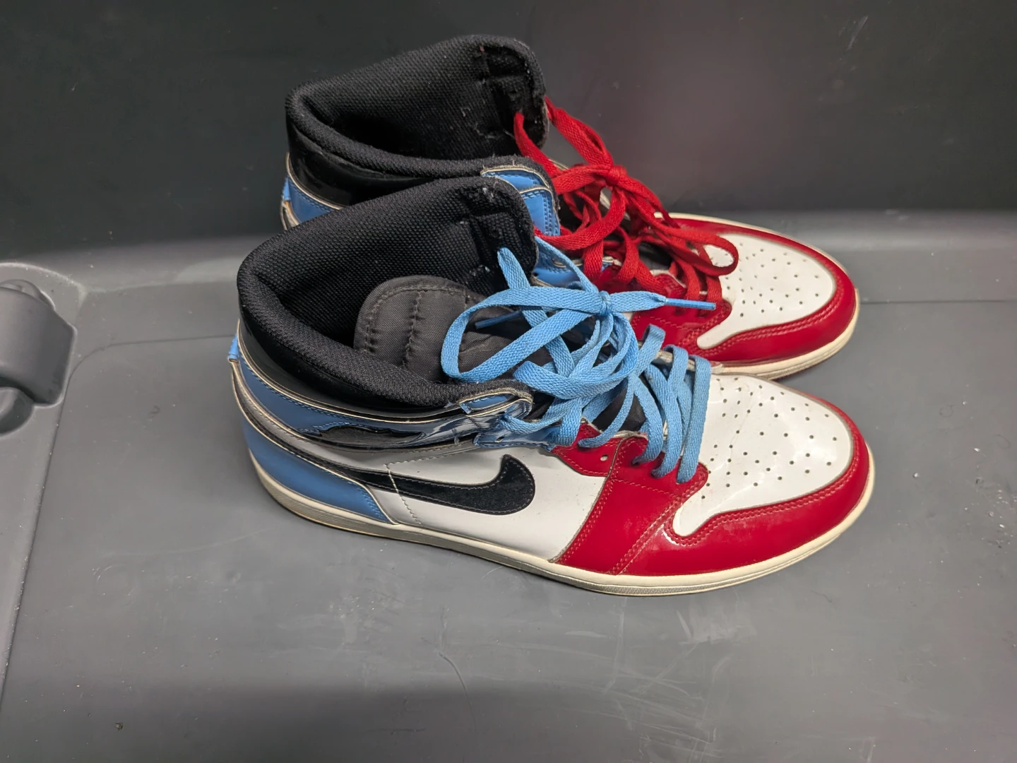 Nike Air Jordan 1 Retro High OG "Fearless" Top Sneakers - photo 3