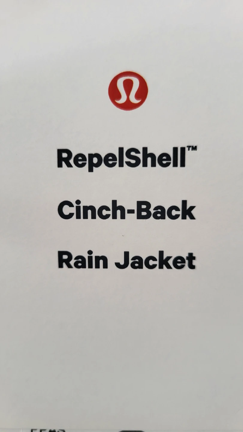 Lululemon Cinch-Back Rain Jacket - photo 2