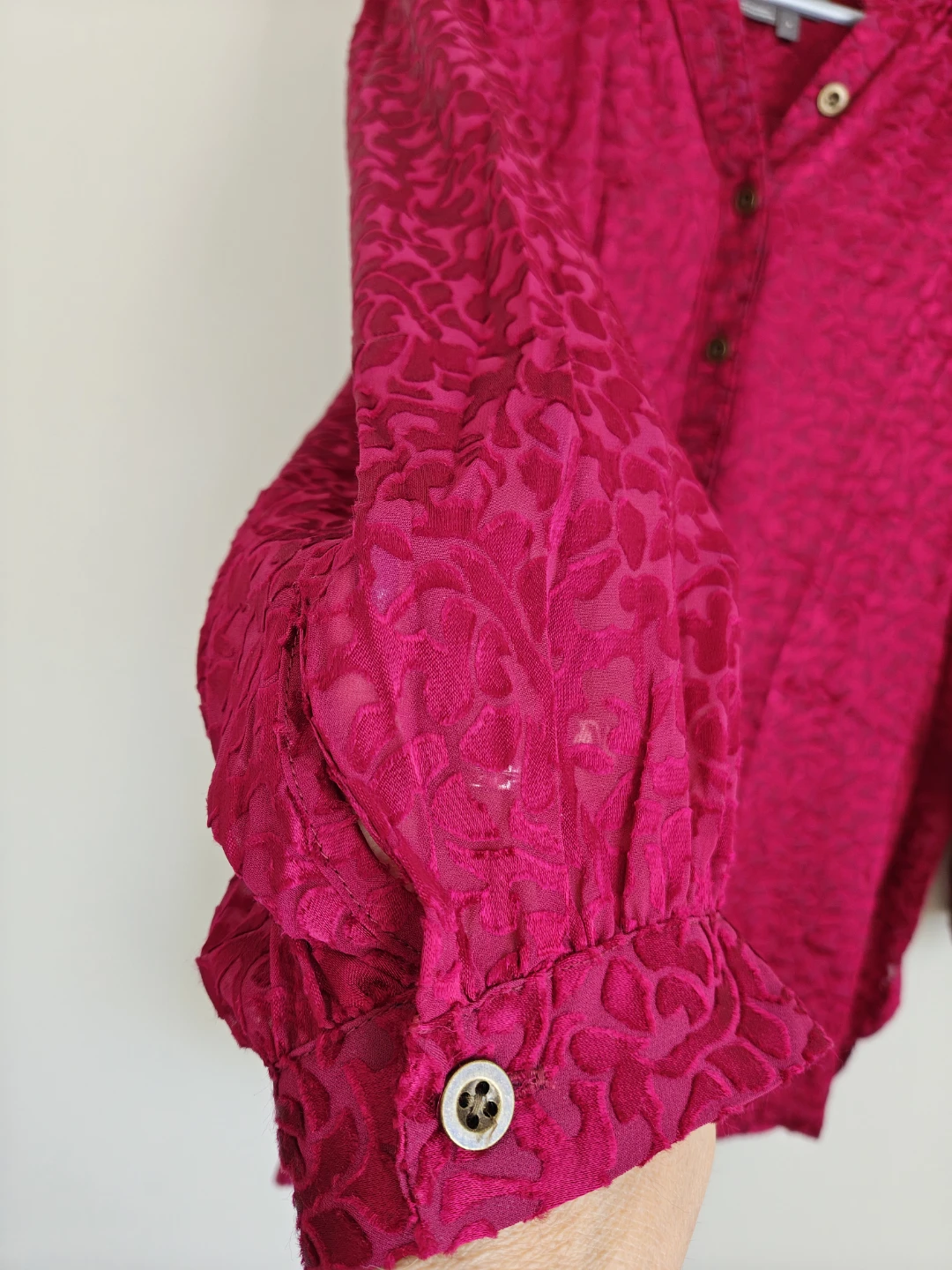 Anthropologie Pink Button-Down Shirt - photo 2