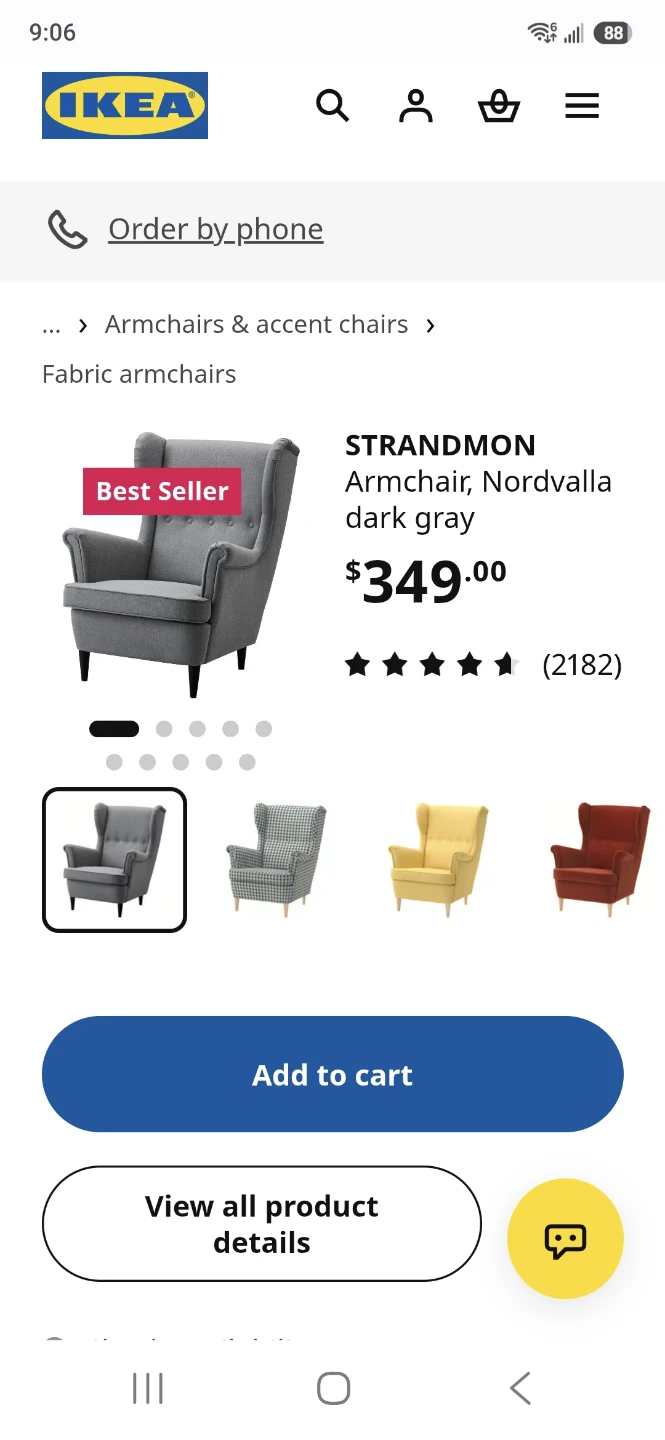Arm chair and foot stool