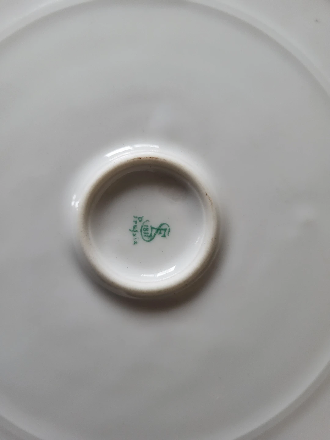 Vintage ES Prussia Porcelain Plate with Rose Motif - photo 2