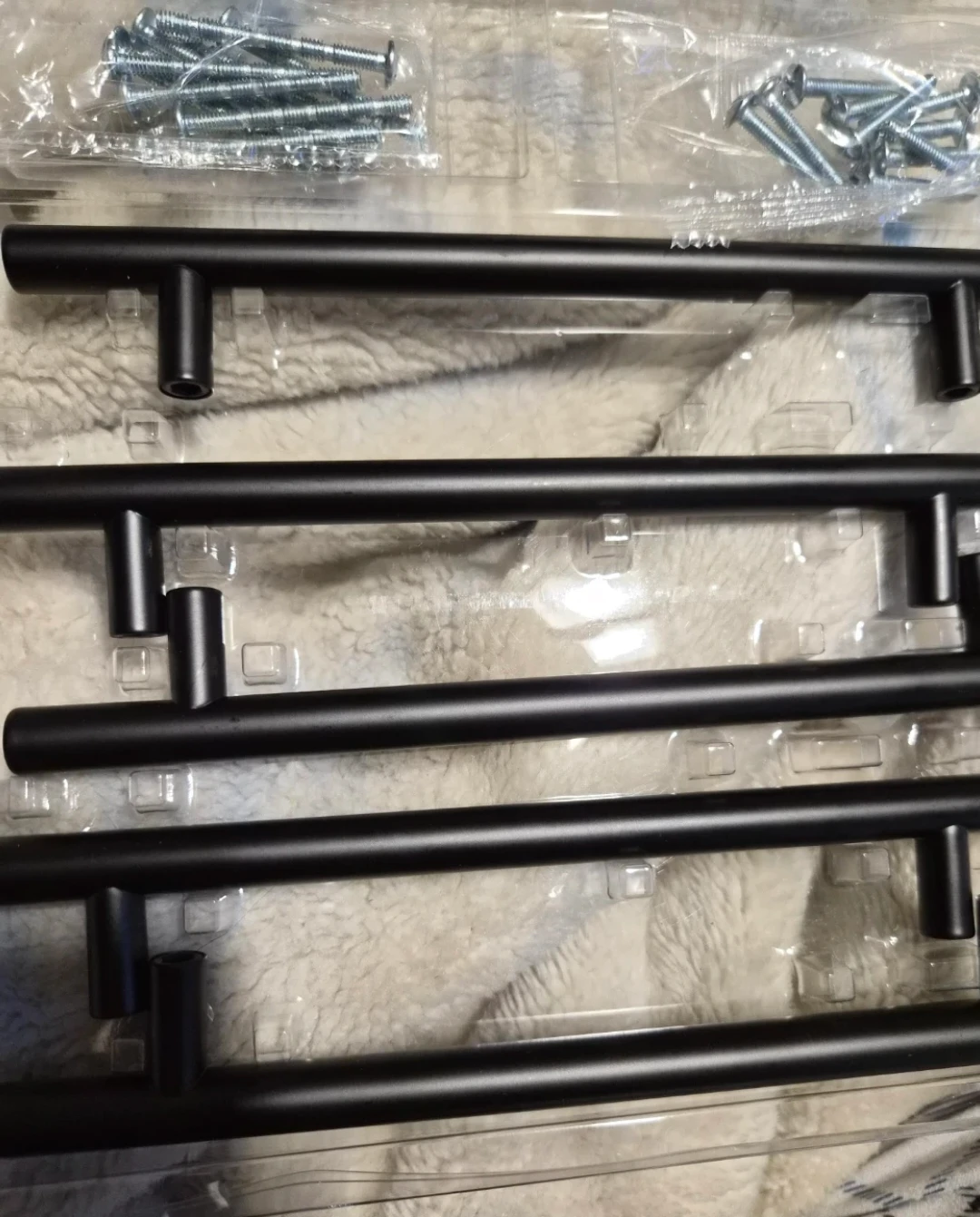 Set of Matte Black Cabinet Pulls - photo 3
