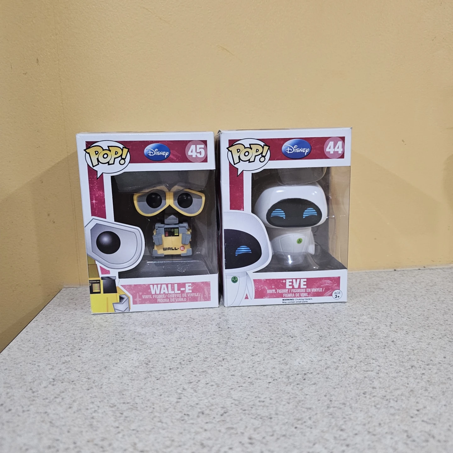 Funko Pop Disney WALL-E and EVE Figures