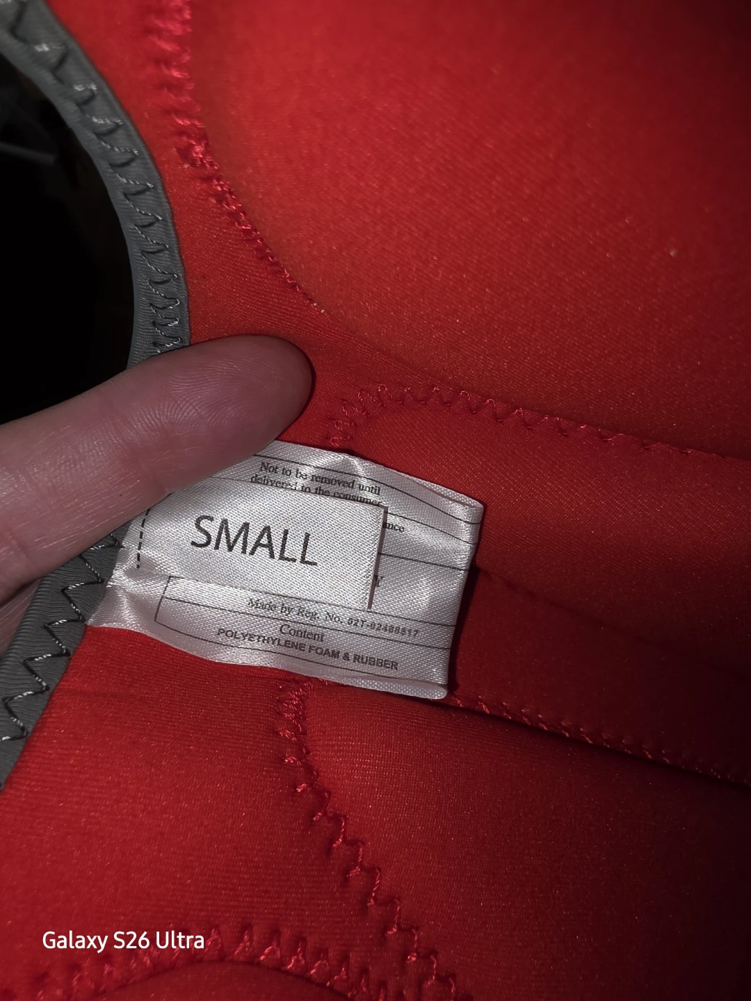 Small red dog life jacket - photo 3