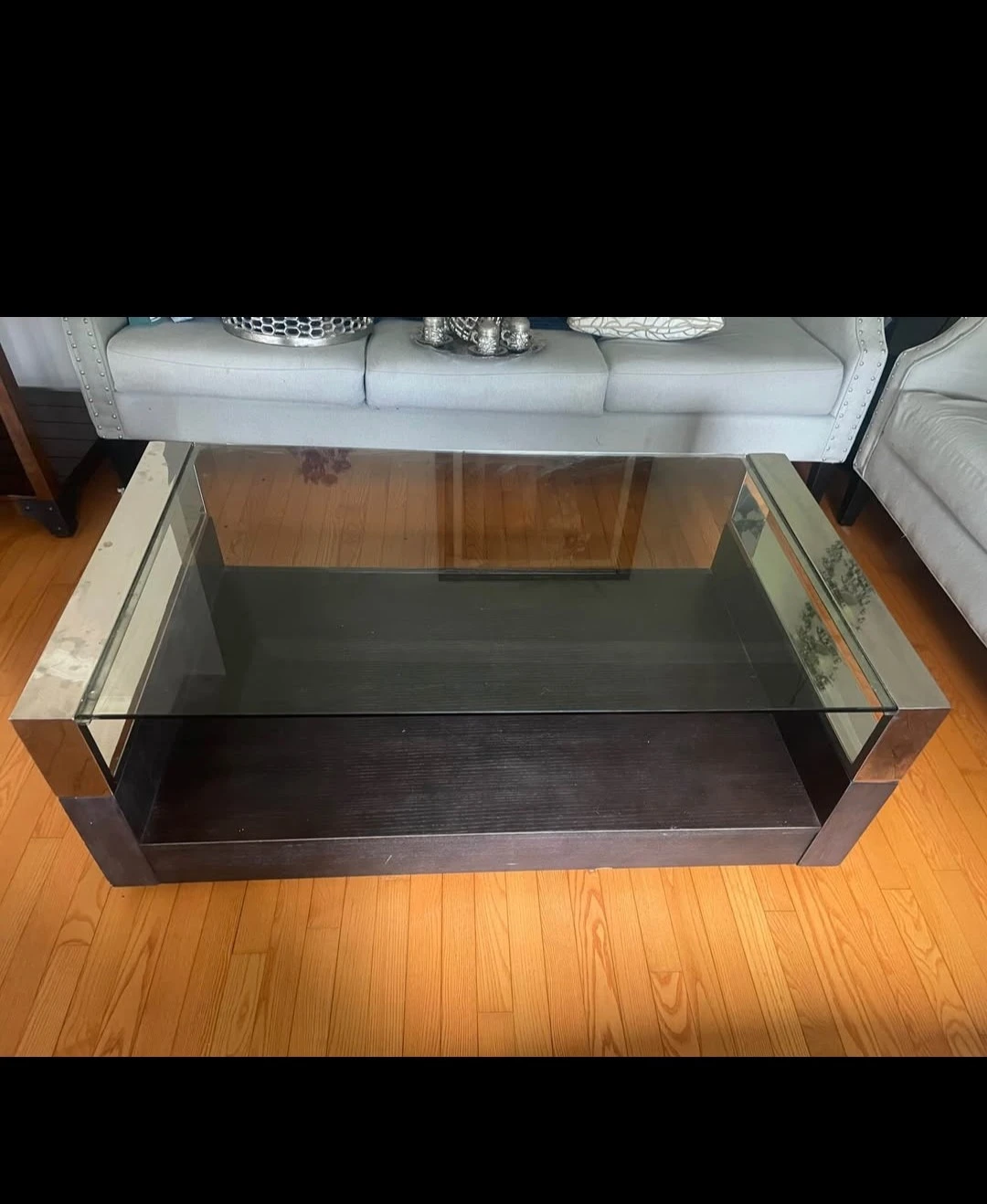 Modern Glass Top Coffee Table