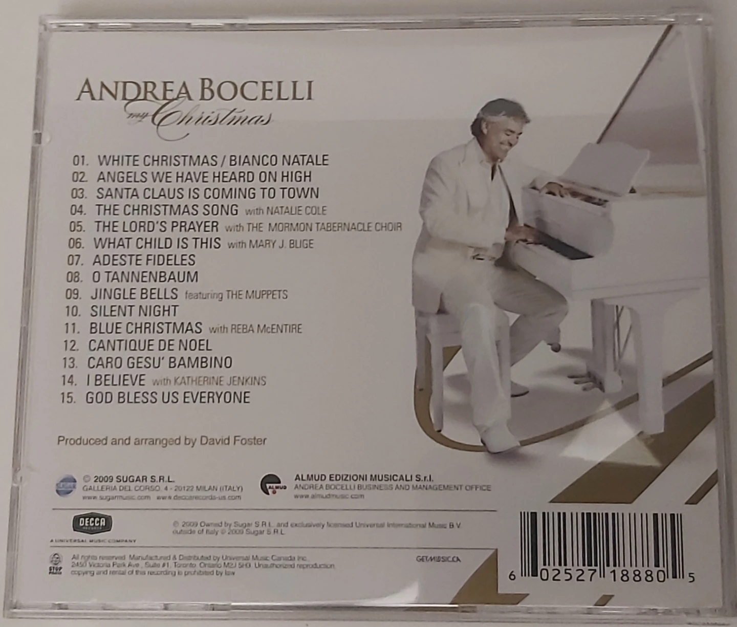 Andrea Bocelli - My Christmas CD - photo 2