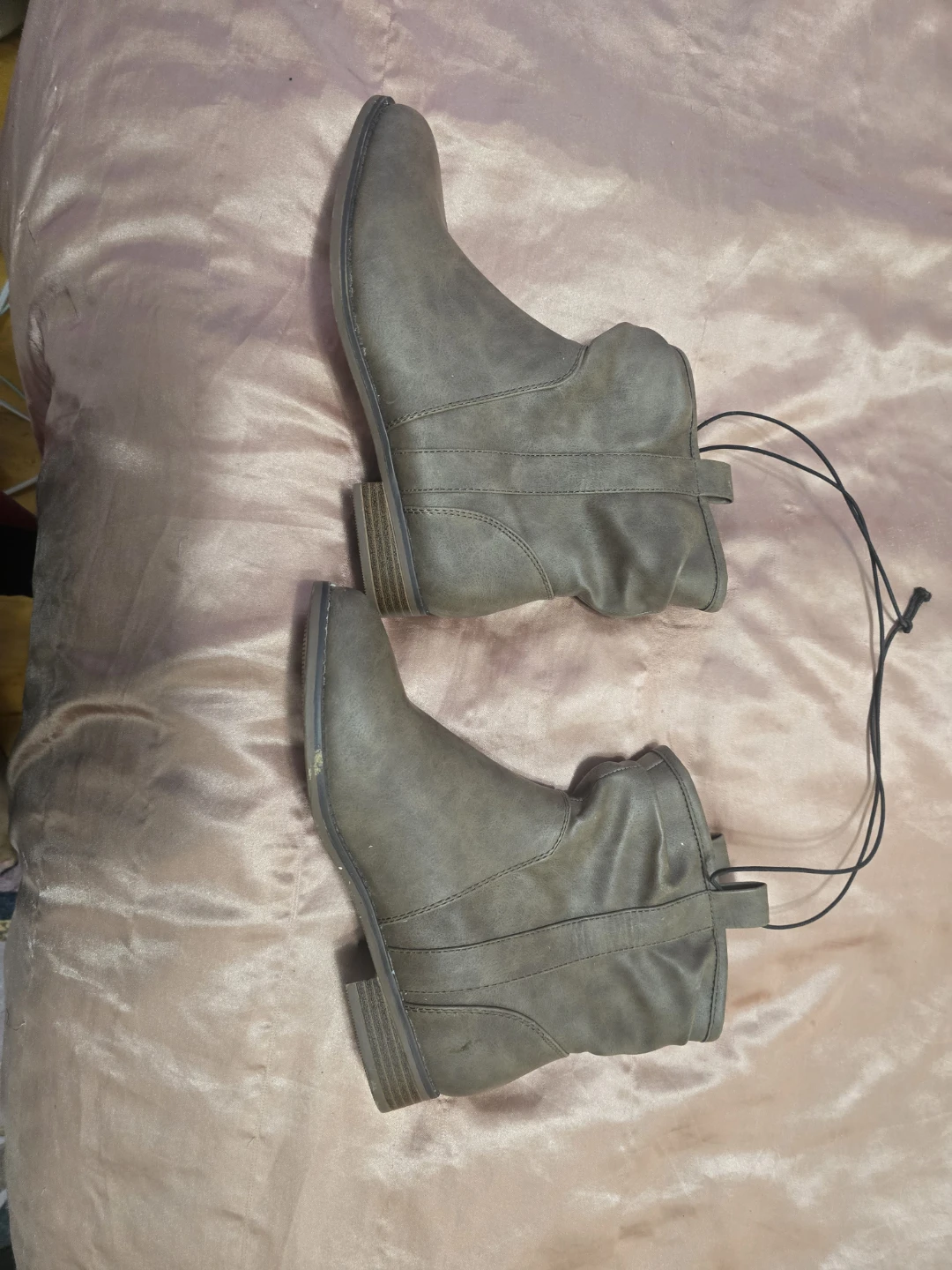 Olive Green Ankle Boots - photo 2