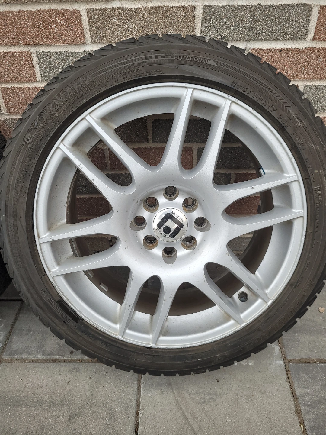 17" Motegi Racing Wheels with Winter Tires - photo 2