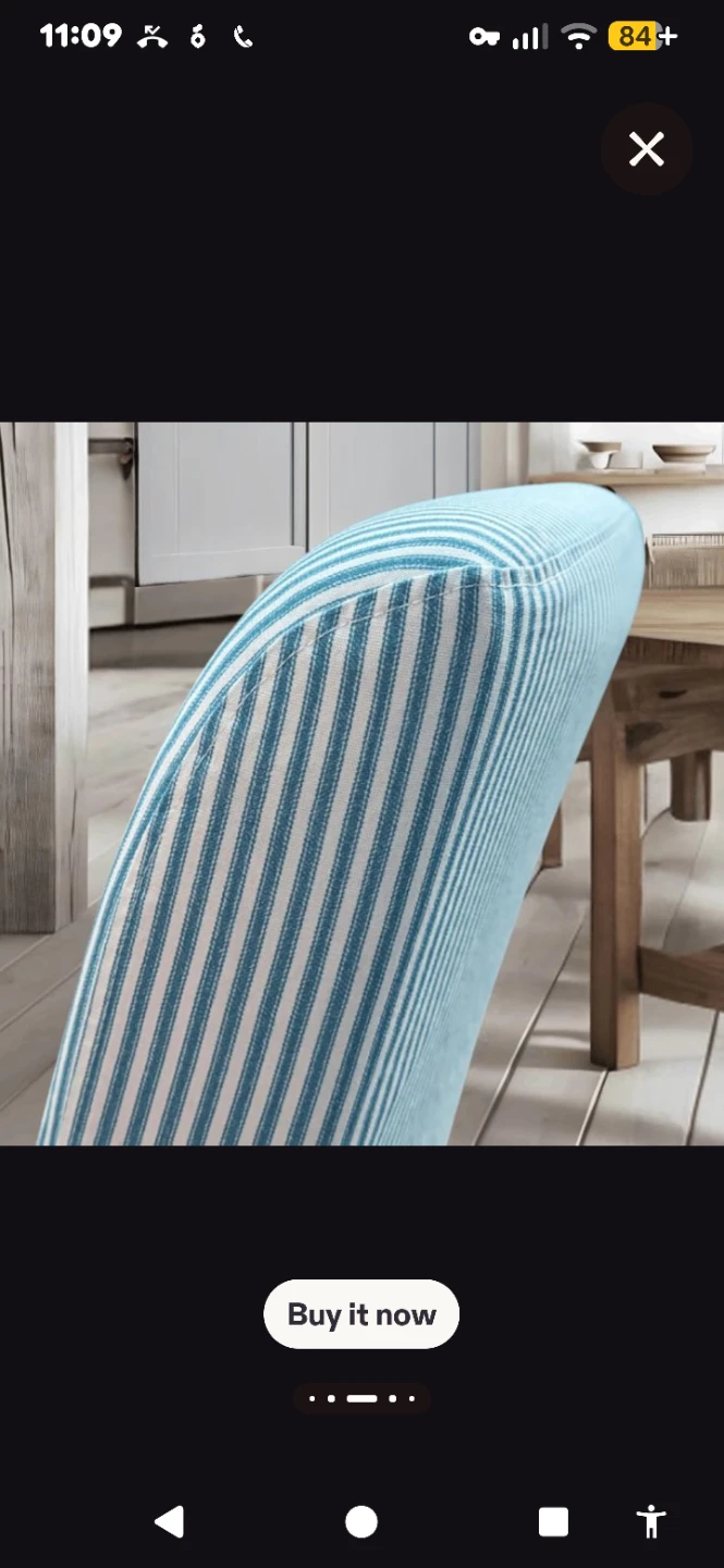 6 IKEA Hendrikdal Dining Chair Slipcovers - photo 2