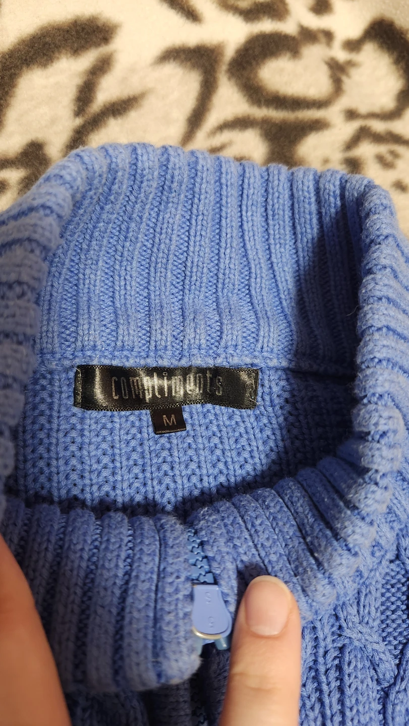 Cable Knit Zip-Up Sweater - photo 2