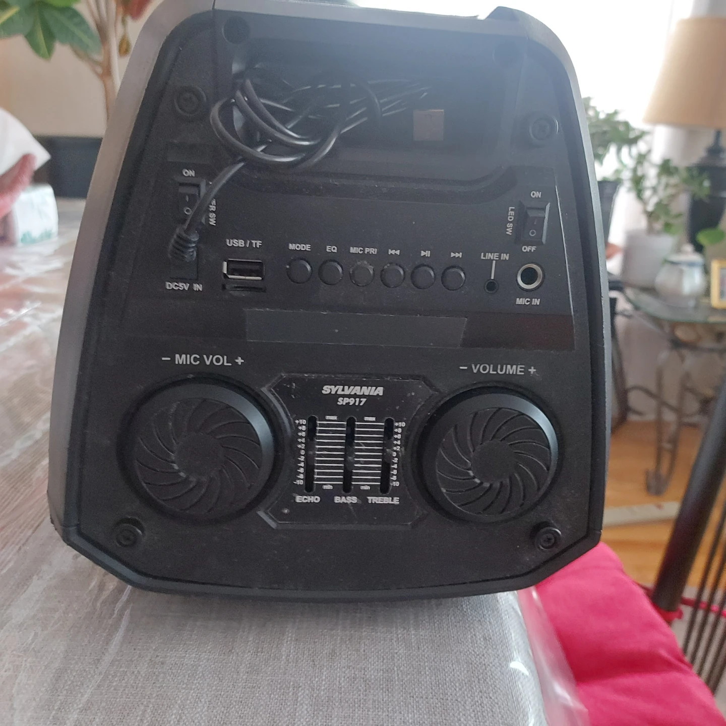 Sylvania SP917 Portable Bluetooth Speaker