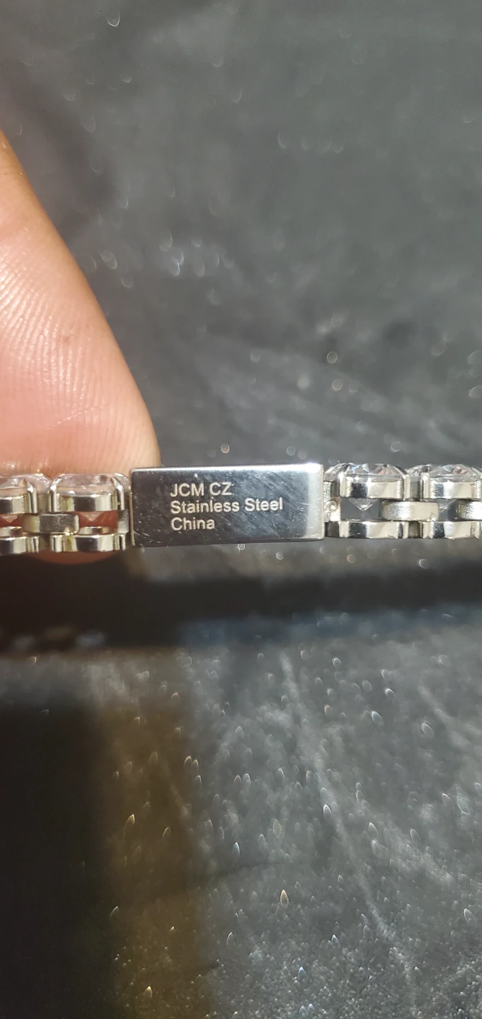 JCM CZ Stainless Steel Tennis Necklace - photo 3