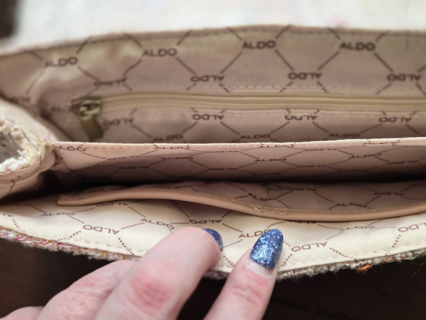 ALDO Multi-coloured Tweed Shoulder Bag - photo 3